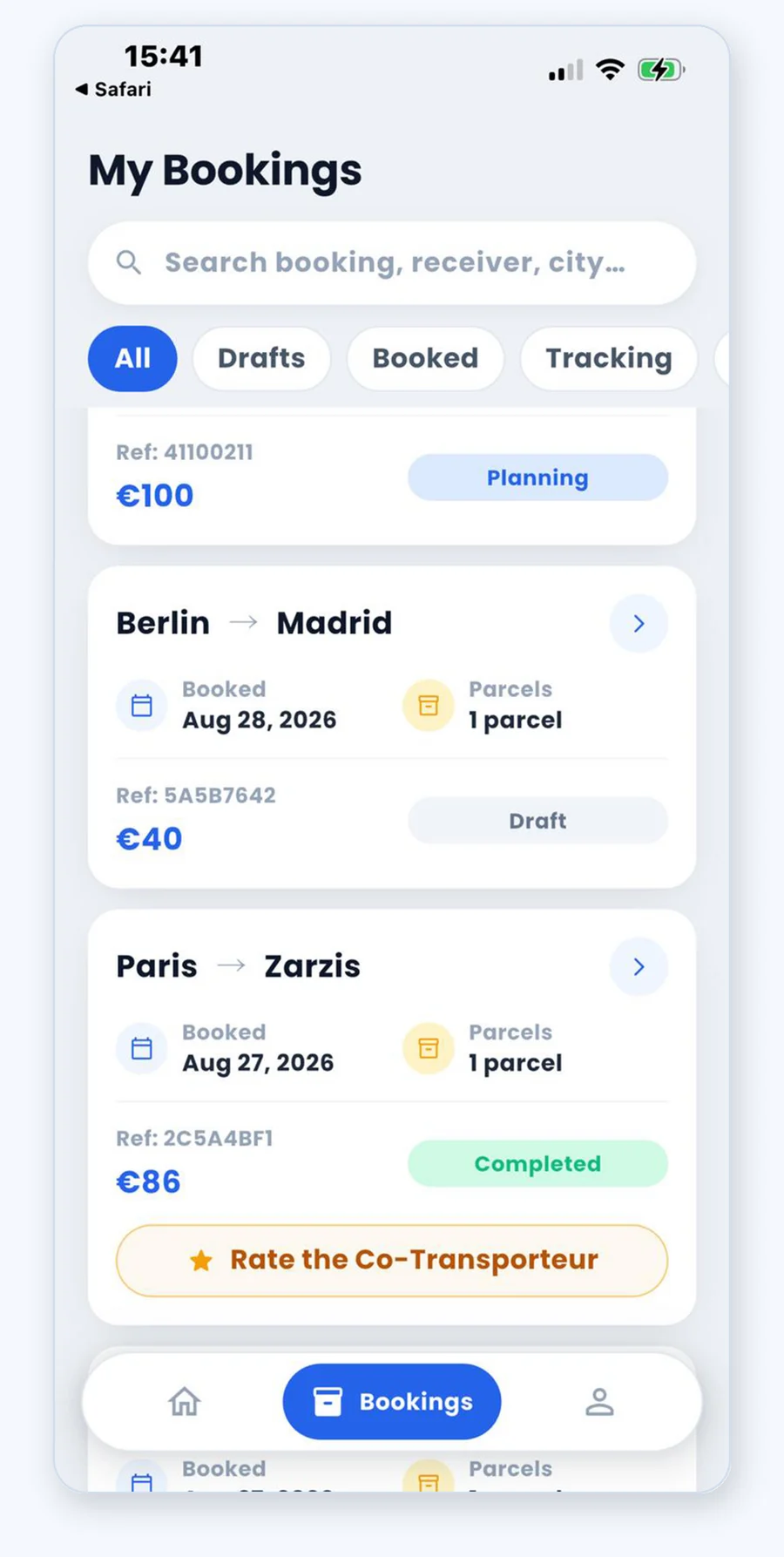 Bookings