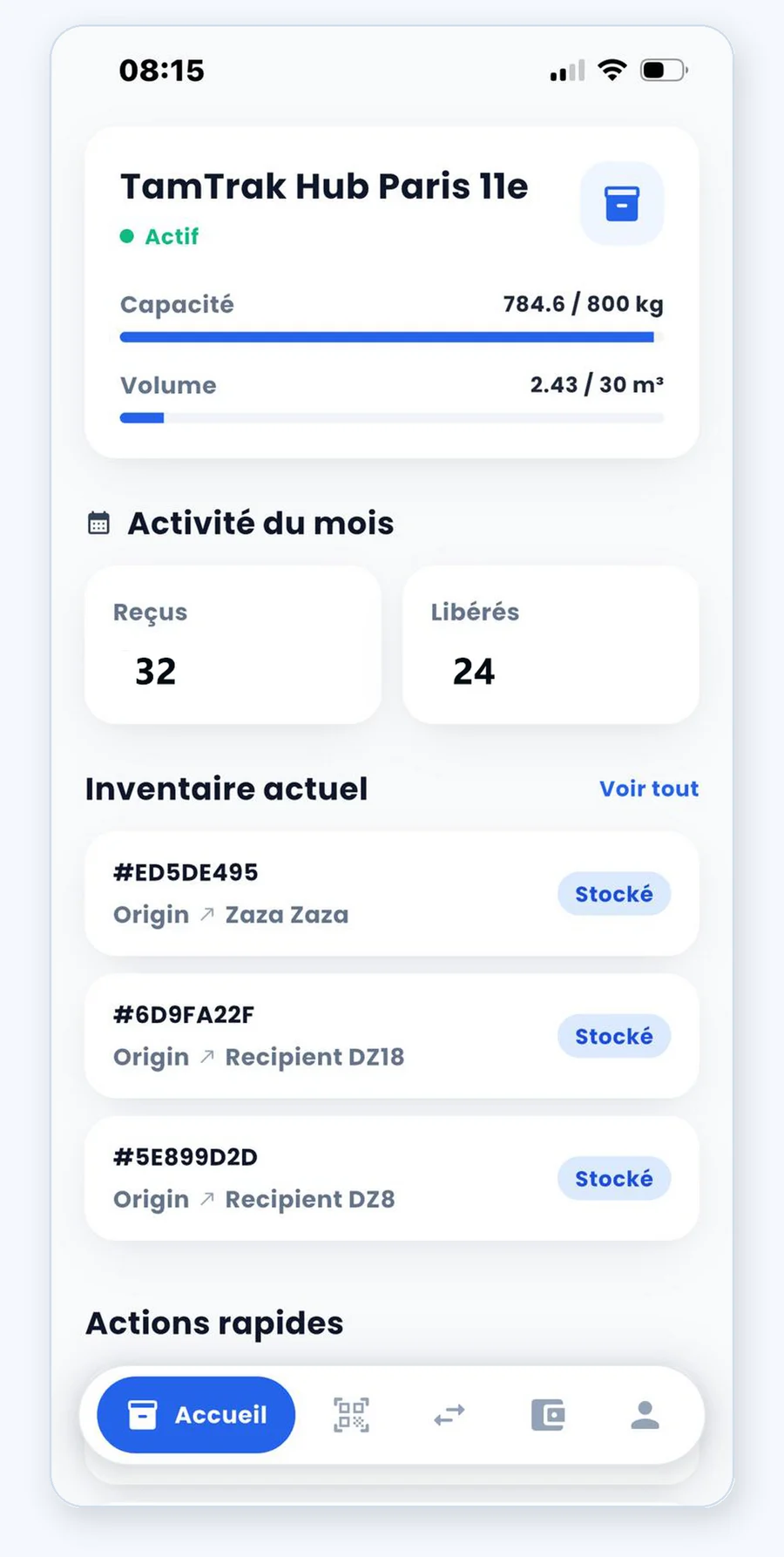 Réserver et confirmer